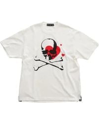 Mastermind Japan - T-Shirt Met Doodskopprint En Korte Mouwen - Lyst