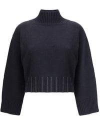 Fabiana Filippi - Knitted High-Neck Sweater - Lyst