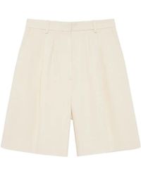 Anine Bing - Brice Pleated Shorts - Lyst