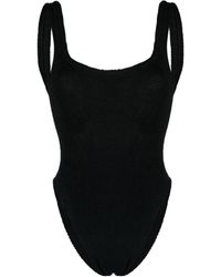 Hunza G - Nile Square-neck One-piece Swimsuit - Lyst
