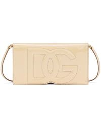 Dolce & Gabbana - Dg Logo Patent-leather Mini Bag - Lyst
