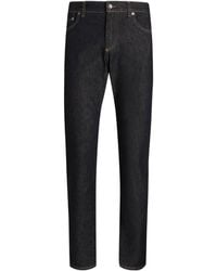 Dolce & Gabbana - Jeans With Logo Plaque - Lyst