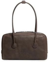 Marge Sherwood - Soft Boston Logo-Debossed Shoulder Bag - Lyst