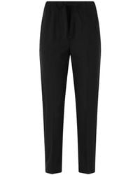 Semicouture - Buddy Drawstring-Waist Trousers - Lyst