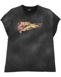 THUG CLUB - Graphic-Print Washed T-Shirt - Lyst