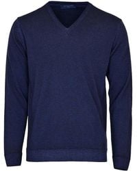 Daniele Fiesoli - V-Neck Cotton Sweater - Lyst