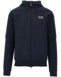 EA7 - Full-Zip Hoodie - Lyst