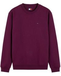 Tommy Hilfiger - Logo-Embroidered Crew-Neck Sweater - Lyst