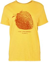 Mother - The Sinful Strawberry-Print T-Shirt - Lyst