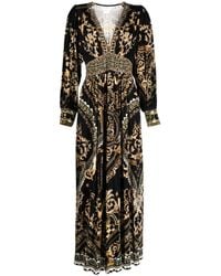 Camilla - Graphic-print Long-sleeve Dress - Lyst
