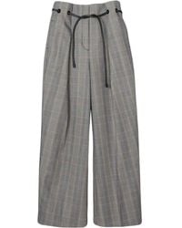 3.1 Phillip Lim - Plaid-Pattern Drawstring Trousers - Lyst