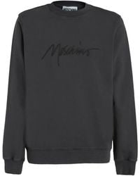 Moschino - Logo-Embroidered Sweatshirt - Lyst