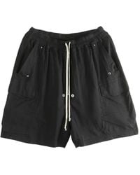Rick Owens - Drawstring-Fastening Cargo Shorts - Lyst