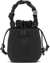 Ganni - Bolso shopper con asa trenzada - Lyst