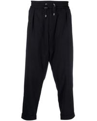 Balmain - Low Crotch Elastic Belted Jersey Pa - Lyst