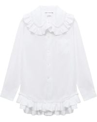 Comme des Garçons - Camicia Con Ruches - Lyst