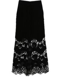 Elie Saab - Velvet Trousers - Lyst