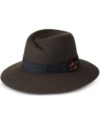 Maison Michel - Virginie Wool-Felt Fedora Hat - Lyst