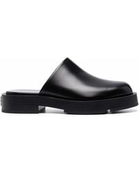 Givenchy - Logo Plaque Block-heel Mules - Lyst