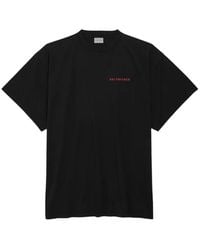 Balenciaga - Back-Gradient Oversized T-Shirt - Lyst