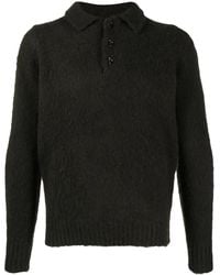 Aspesi - Shetland Polo Sweater - Lyst