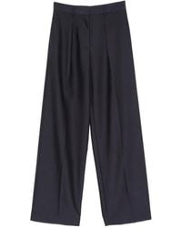 forte_forte - Pleated Wide-Leg Trousers - Lyst