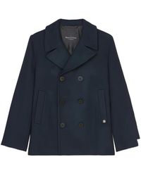 Marc O' Polo - Double-Breasted Peacoat - Lyst