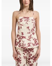 Semicouture - Floral-Print Top - Lyst