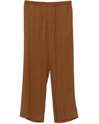 Sandro - Drawstring Wide-Leg Trousers - Lyst