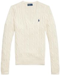Polo Ralph Lauren - Cable-Knit Cotton Sweater - Lyst