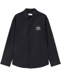 Off-White c/o Virgil Abloh - Off Line Half Arrow Poplin Overshirt - Lyst