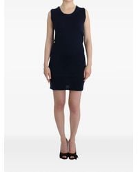 John Galliano - Scallop-Trim Sleeveless Mini Dress - Lyst