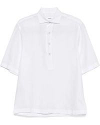 Lardini - Linnen Poloshirt - Lyst