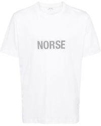 Norse Projects - T-shirt en coton à logo imprimé - Lyst