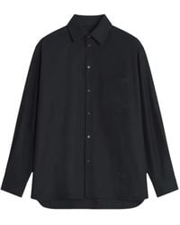 Maison Kitsuné - Wollen Overhemd - Lyst