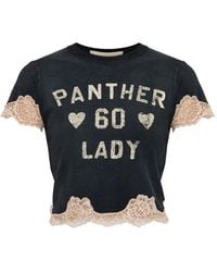 Valentino Garavani - Graphite Cotton T-Shirt - Lyst