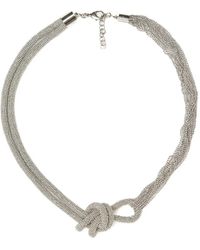 Fabiana Filippi - Knotted Multi-Strand Necklace - Lyst