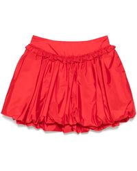 Simone Rocha - Mini-Rok Met Gesmokt Detail - Lyst
