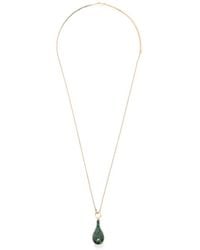 TOTEME - Jade Drop Necklace - Lyst