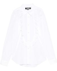 COMME DES GARÇON BLACK - Ruffled-Detail Shirt - Lyst