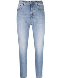 Dondup - Light-wash Cropped Jeans - Lyst