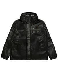 Aape By A Bathing Ape - Moonface Logo-Patch Reversible Jacket - Lyst