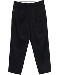Paul Smith - Pleated Wide-Leg Trousers - Lyst
