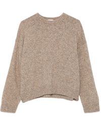 Alysi - Jersey Soft Alpaca Con Cuello Redondo - Lyst