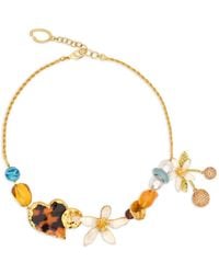 Oscar de la Renta - Blossom Charm Necklace - Lyst