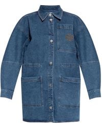 Munthe - Denim Shirt Jacket - Lyst
