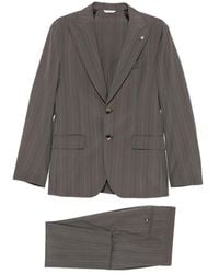 Manuel Ritz - Pinstripe Single-Breasted Suit - Lyst