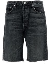 Agolde - Anson Buttoned Shorts - Lyst