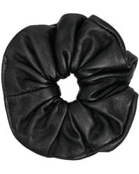 Manokhi - Elasticated Leather Scrunchie - Lyst