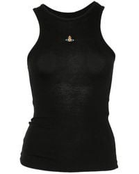 Vivienne Westwood - 90S Orb-Embroidered Tank Top - Lyst